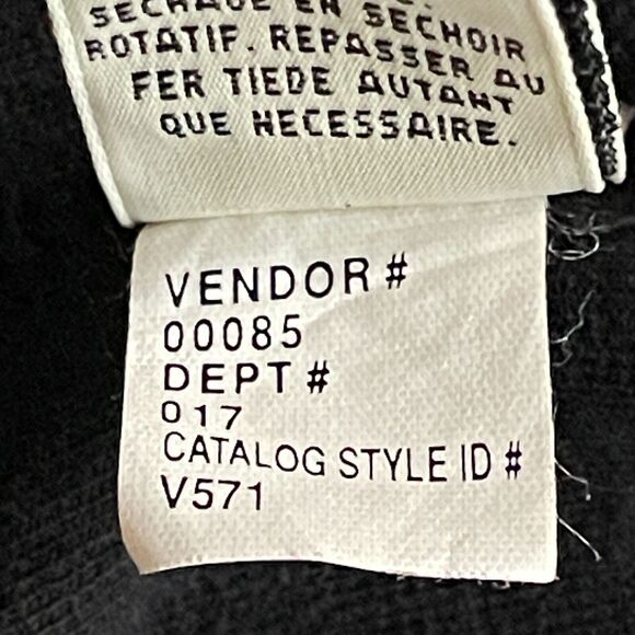 Eddie Bauer Tank Shift Dress Women Size XL Tall Black 100% Cotton V Neck Pockets - Picture 8 of 12